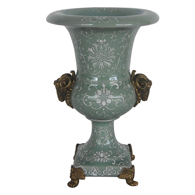 Ваза Bronze Aries Gray Vase Бронза Серый Ваза Bronze Aries Gray Vase Бронза Серый в Орле | Loft Concept
