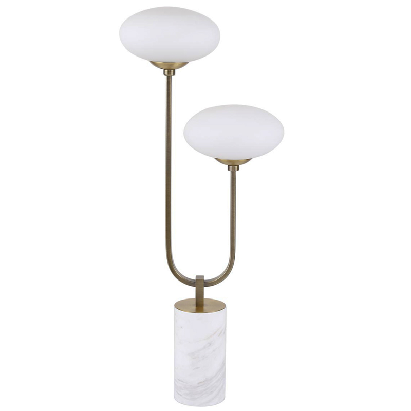 Oval Balls Mushrooms Table Lamp Brass Латунь Прозрачный белый Oval Balls Mushrooms Table Lamp Brass Латунь Прозрачный белый в Орле | Loft Concept