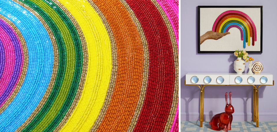 Панно Jonathan Adler RAINBOW BEADED WALL ART Панно Jonathan Adler RAINBOW BEADED WALL ART - Loft-Concept в Орле