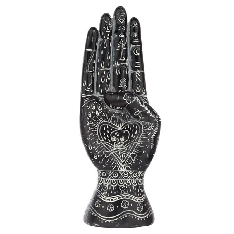 Статуэтка Mantic Hand Черный Белый Статуэтка Mantic Hand Черный Белый в Орле | Loft Concept