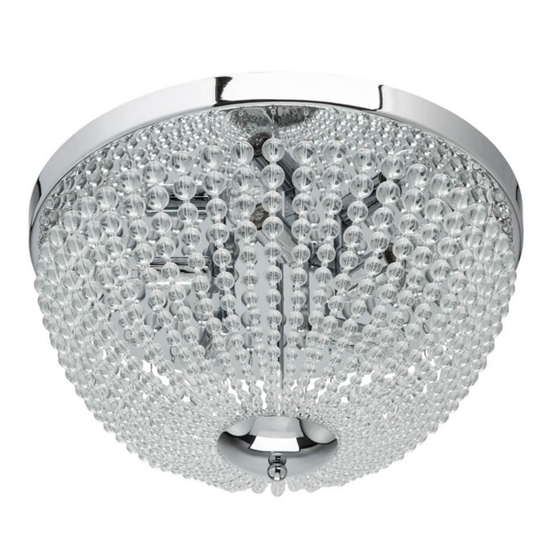 Потолочный светильник Virginia Clear Beads ceiling Chrome S Хром Прозрачное Стекло Потолочный светильник Virginia Clear Beads ceiling Chrome S Хром Прозрачное Стекло в Орле | Loft Concept