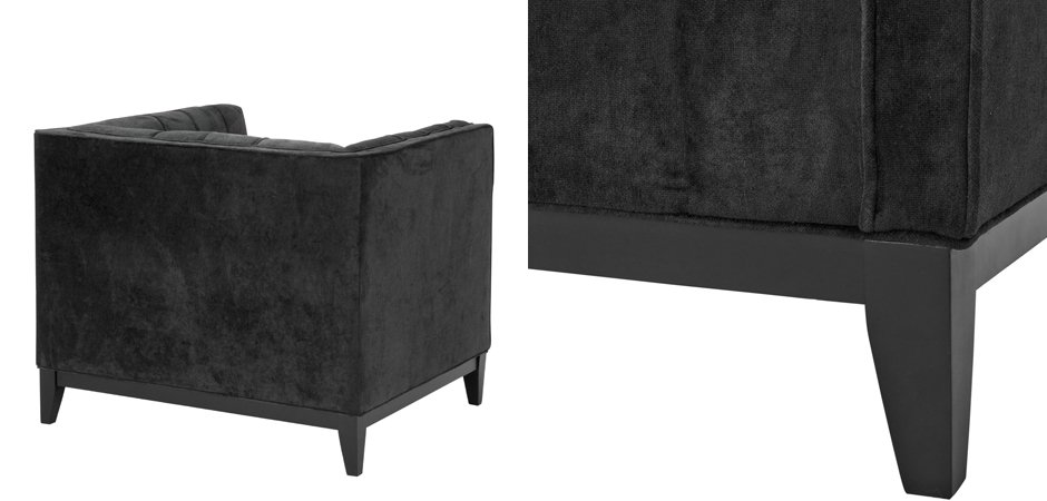 Кресло Eichholtz Chair Aldgate Black Кресло Eichholtz Chair Aldgate Black - Loft-Concept в Орле