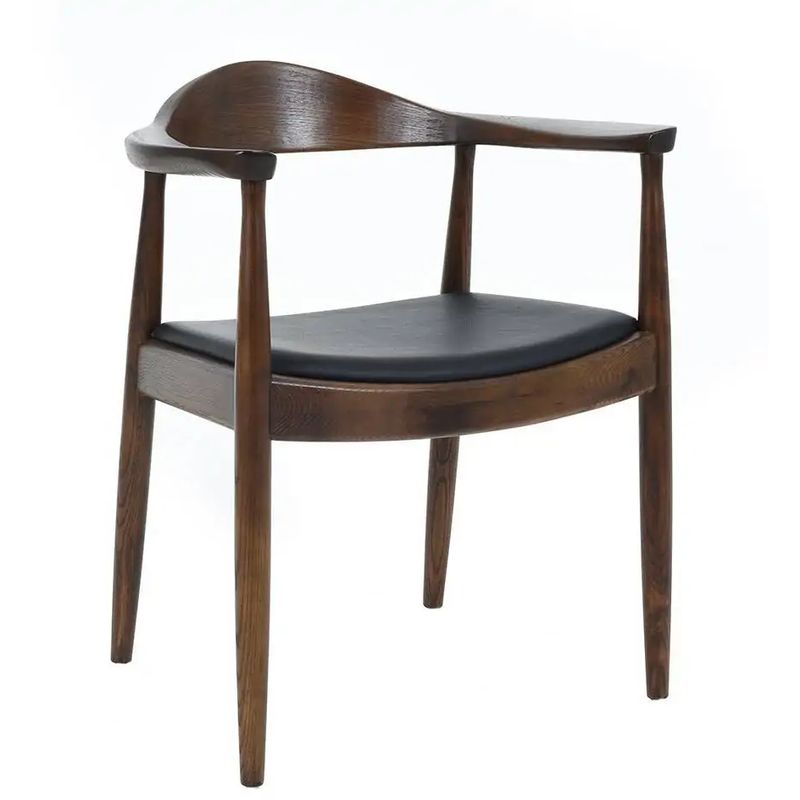 Стул Elbow HANS J.WEGNER с Подлокотником Темное Дерево Коричневый Черный Стул Elbow HANS J.WEGNER с Подлокотником Темное Дерево Коричневый Черный в Орле | Loft Concept