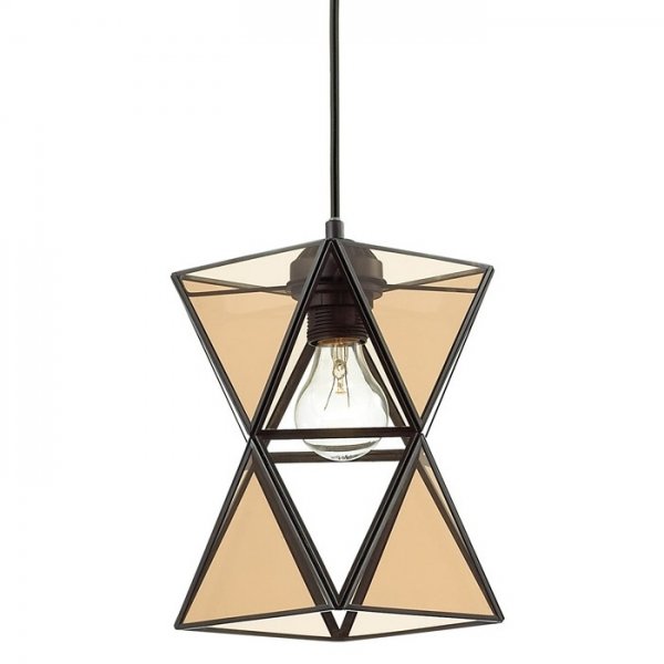 Подвесной светильник PolyPyramid Glass Pendant Cognac Янтарь (Amber) в Орле | Loft Concept 
