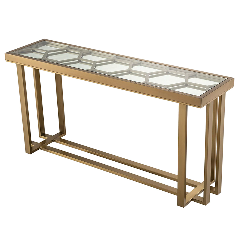 Консоль Philipp Plein Console Table Skeleton Золотой Прозрачное Стекло Консоль Philipp Plein Console Table Skeleton Золотой Прозрачное Стекло в Орле | Loft Concept