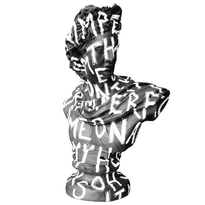 Статуэтка Bust Contemporary Art Черный Белый в Орле | Loft Concept 