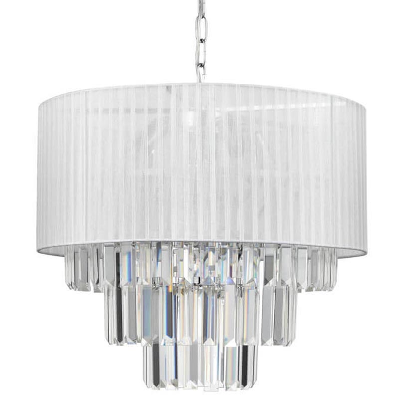 Люстра Laurella Chandelier Прозрачный (Transparent) Хром в Орле | Loft Concept 