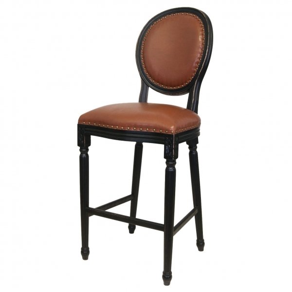 Стул French chairs Provence Bar Black Chair Черный Коричневый Стул French chairs Provence Bar Black Chair Черный Коричневый в Орле | Loft Concept