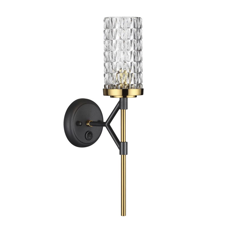 Бра Aspiring Upward Sconce Черный Глянцевое золото Бра Aspiring Upward Sconce Черный Глянцевое золото в Орле | Loft Concept