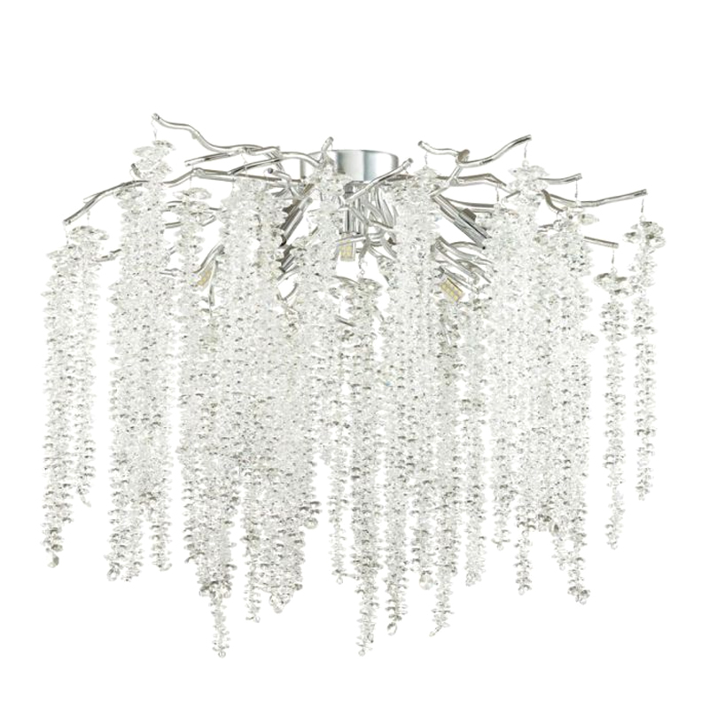 Люстра Хрустальная Fairy Tree Silver  на 8 ламп Серебряный в Орле | Loft Concept 