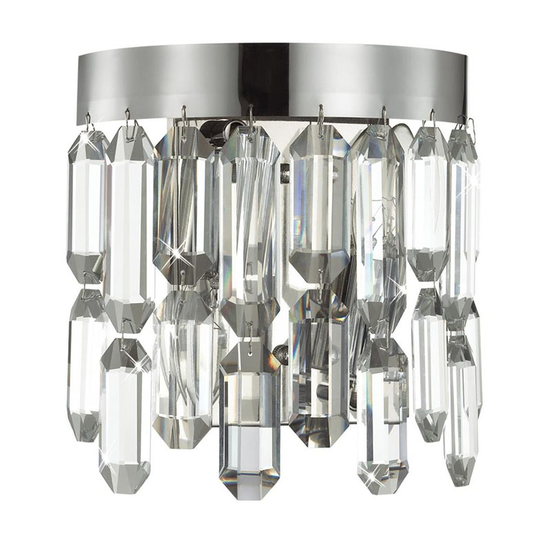 Бра Crystal Polyhedrons Wall Lamp Chrome Хром Прозрачное Стекло Бра Crystal Polyhedrons Wall Lamp Chrome Хром Прозрачное Стекло в Орле | Loft Concept