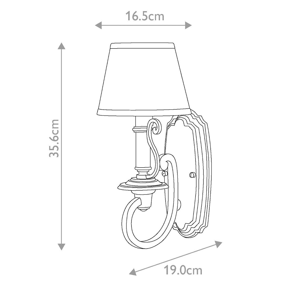 Бра бронзового цвета со светло-янтарным абажуром из органзы Hinkley в Орле