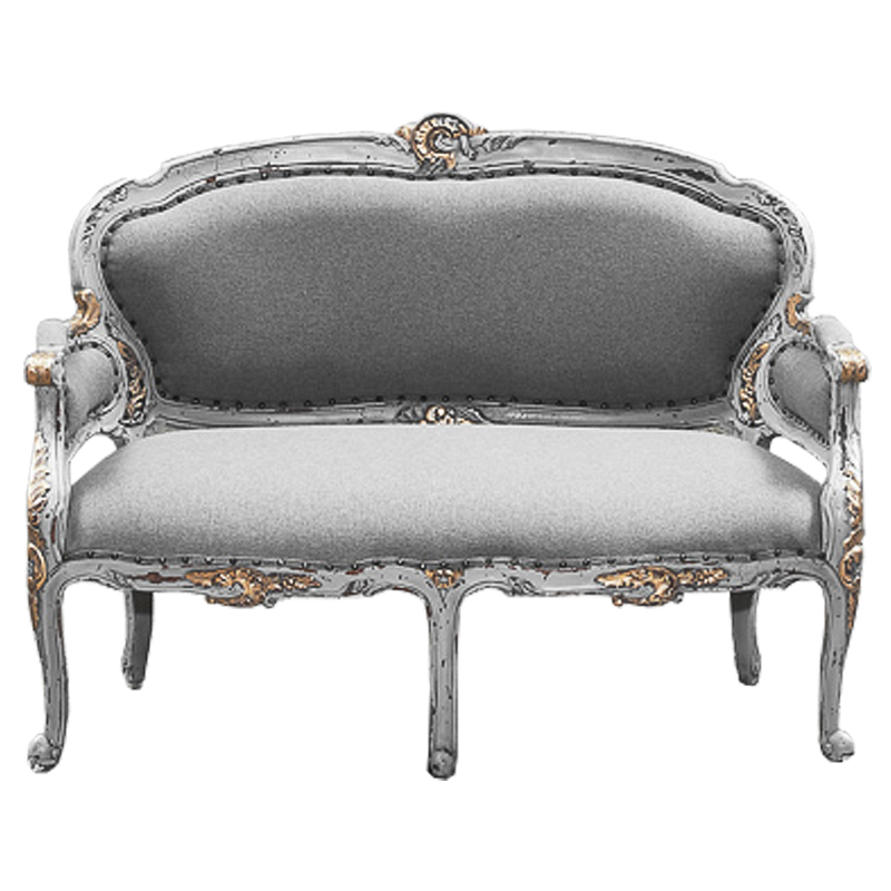 Диван Maria Antoinette Softness Серый Белый винтажная патина Диван Maria Antoinette Softness Серый Белый винтажная патина в Орле | Loft Concept