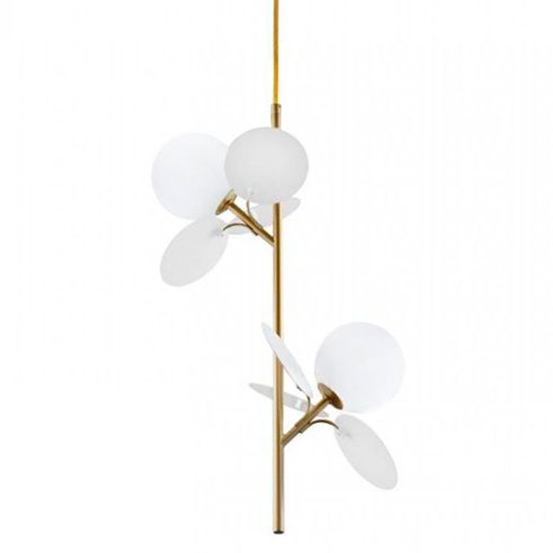 Люстра MATISSE Pendant Double White Золотой Белый Люстра MATISSE Pendant Double White Золотой Белый в Орле | Loft Concept