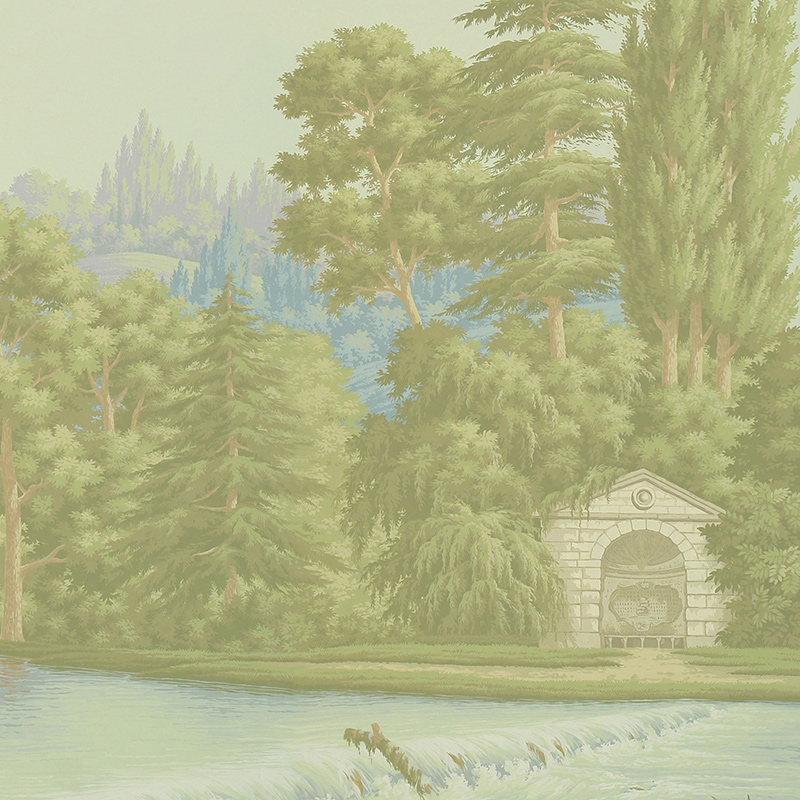 Обои ручная роспись English Landscape Pastel on scenic paper Обои ручная роспись English Landscape Pastel on scenic paper в Орле | Loft Concept