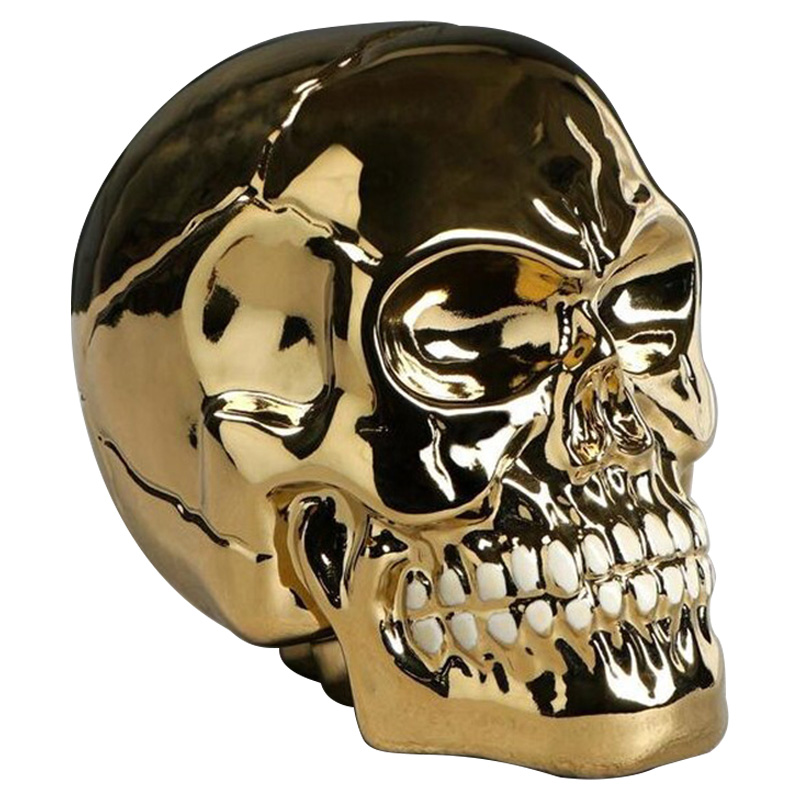 Статуэтка Golden Skull Золотой Статуэтка Golden Skull Золотой в Орле | Loft Concept