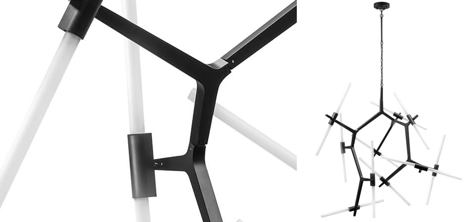 Люстра Агнес Chandelier Black 20 Люстра Агнес Chandelier Black 20 - Loft-Concept в Орле