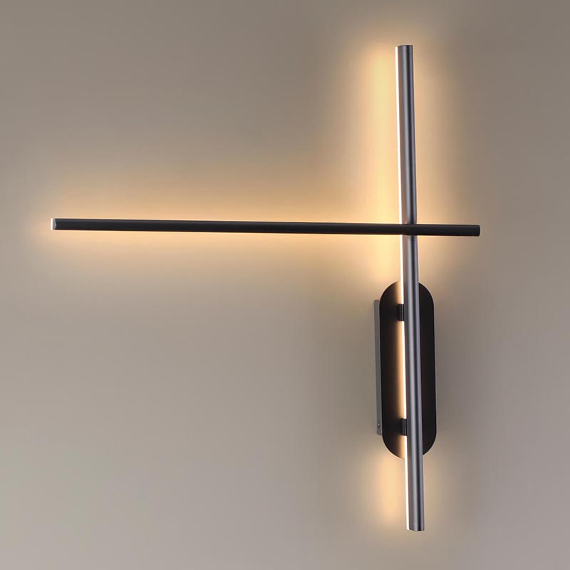 Бра Rolf Two Black Lines Черный Бра Rolf Two Black Lines Черный в Орле | Loft Concept