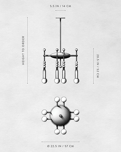 Люстра TALISMAN 8 патронов по дизайну студии Apparatus Люстра TALISMAN 8 патронов по дизайну студии Apparatus в Орле