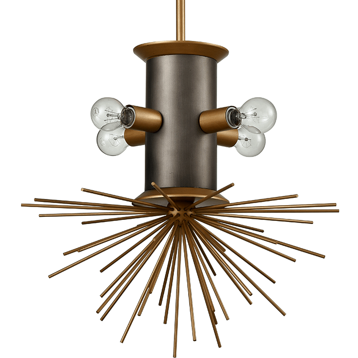 Подвесной светильник Hedgehog Chandelier Латунь Подвесной светильник Hedgehog Chandelier Латунь в Орле | Loft Concept