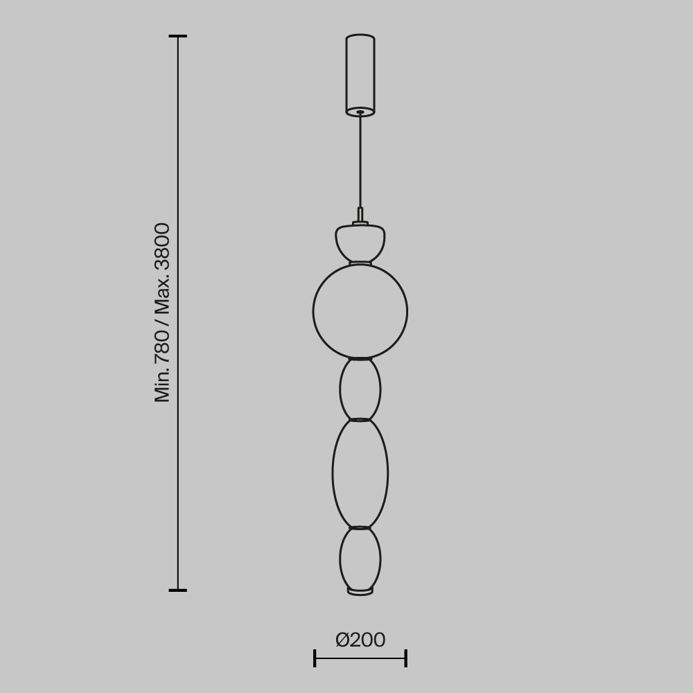 Подвесной светильник Adore LED 3000K 17Bт в Орле
