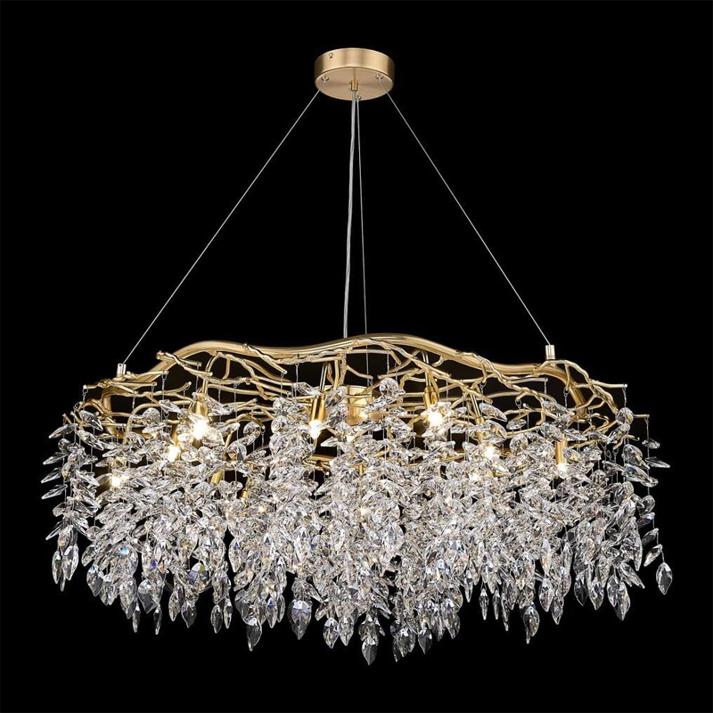 Хрустальная Люстра Diana Gold Average Золотой в Орле | Loft Concept 