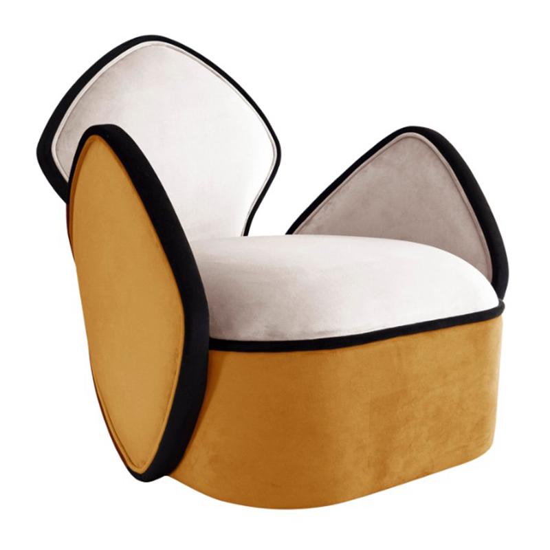 Дизайнерское Кресло Orca Armchair Designed by Sergio Prieto Белый Оранжевый Черный Дизайнерское Кресло Orca Armchair Designed by Sergio Prieto Белый Оранжевый Черный в Орле | Loft Concept