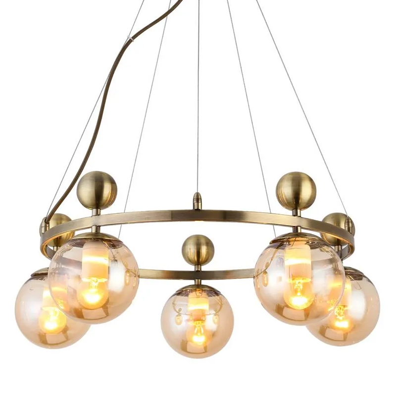 Люстра Demian Bronze Chandelier Бронза Люстра Demian Bronze Chandelier Бронза в Орле | Loft Concept