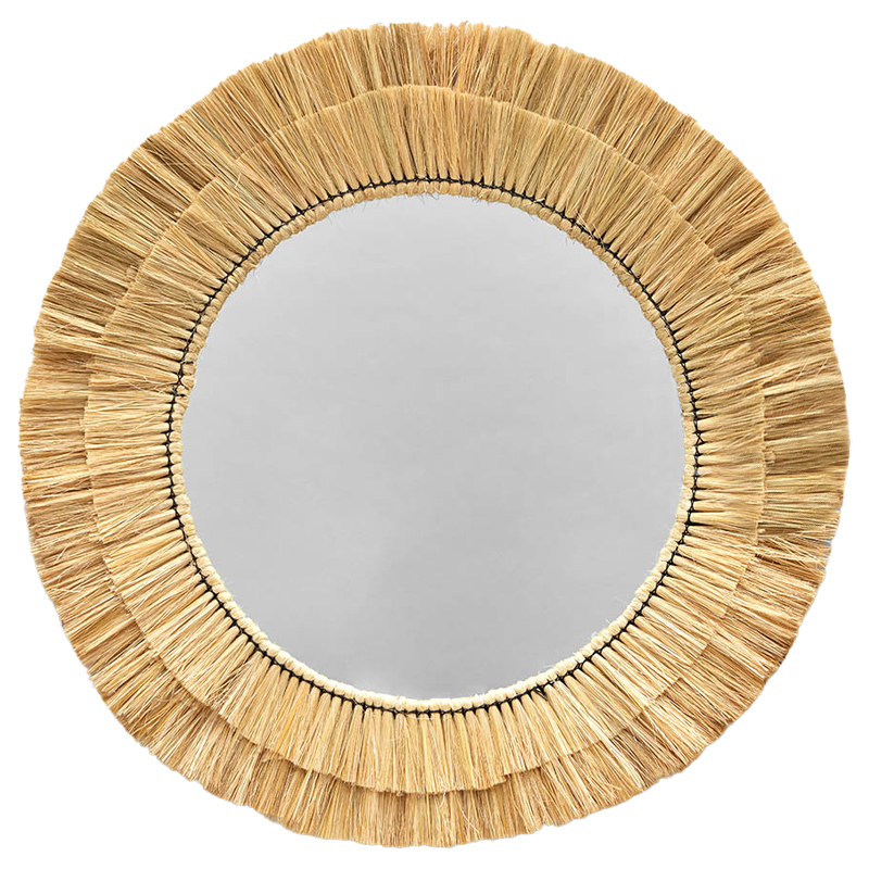 Круглое зеркало с плетеной рамой Jyoti Wicker Mirror Древесина Зеркало Круглое зеркало с плетеной рамой Jyoti Wicker Mirror Древесина Зеркало в Орле | Loft Concept