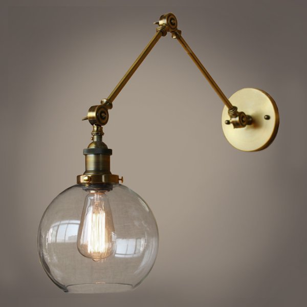 Бра Round Iron Joints Bronze  в Орле | Loft Concept 
