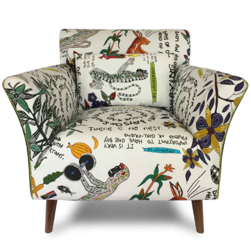 Кресло Wonderboy Occasional Chair Белый Мульти Кресло Wonderboy Occasional Chair Белый Мульти в Орле | Loft Concept