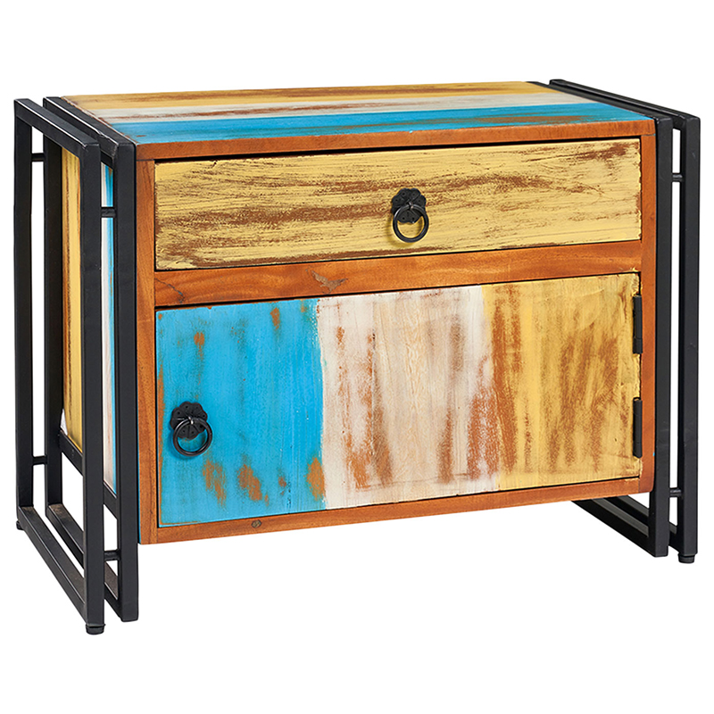 Комод Loft Antique Wood Мульти Коричневый Черный Комод Loft Antique Wood Мульти Коричневый Черный в Орле | Loft Concept