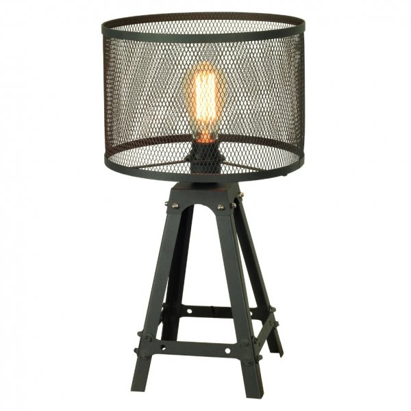 Настольная лампа Radial Cage Table Lamp Черный Настольная лампа Radial Cage Table Lamp Черный в Орле | Loft Concept