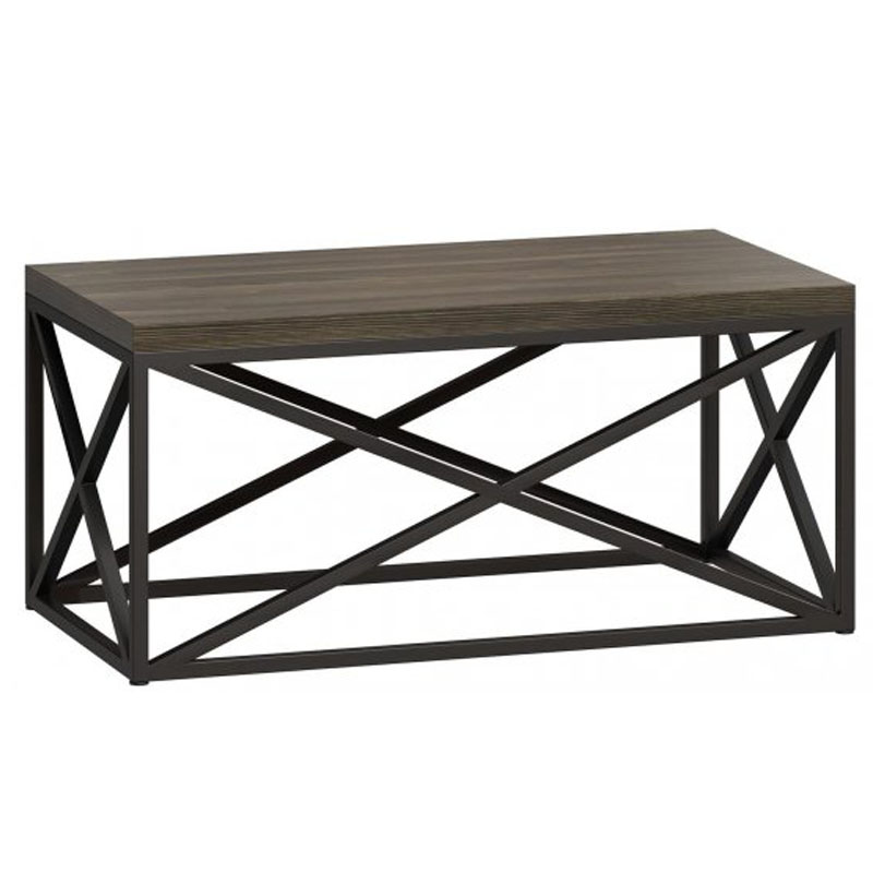 Кофейный стол Industrial Oak Geometric Coffee Table Серый Черный Кофейный стол Industrial Oak Geometric Coffee Table Серый Черный в Орле | Loft Concept
