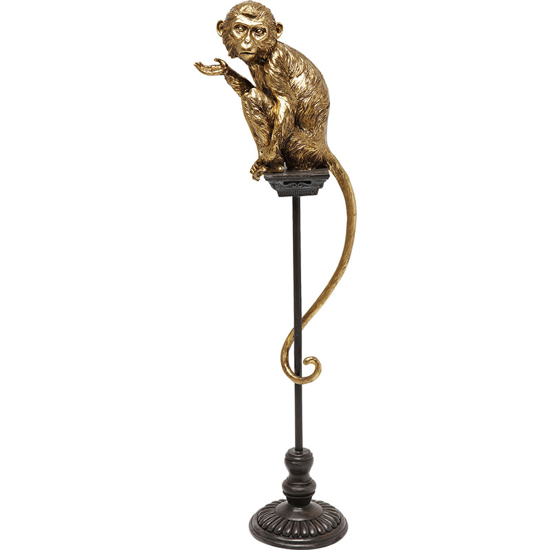 Статуэтка Golden Monkey on a stand Золотой Статуэтка Golden Monkey on a stand Золотой в Орле | Loft Concept