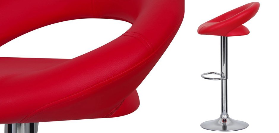 Барный стул Ring Dark Red Барный стул Ring Dark Red - Loft-Concept в Орле
