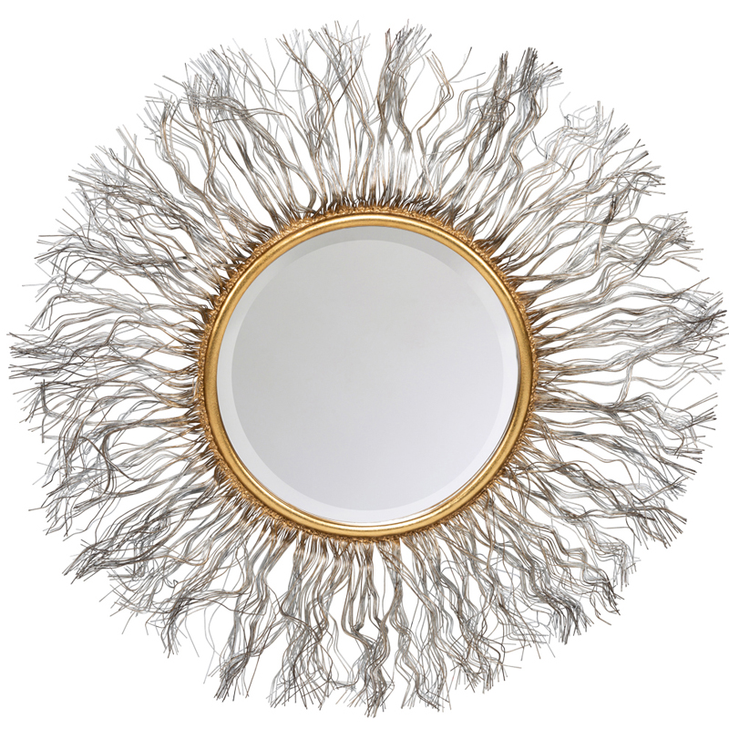 Зеркало Agnessa Mirror Зеркало Золотой Серебряный в Орле | Loft Concept 