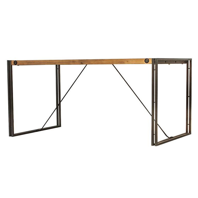 Стол Industrial Brooklyn dining table big Акация Графит Стол Industrial Brooklyn dining table big Акация Графит в Орле | Loft Concept