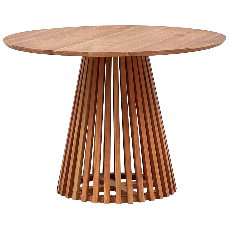 Обеденный круглый стол Seamus Wood Dining Table Коричневый Обеденный круглый стол Seamus Wood Dining Table Коричневый в Орле | Loft Concept