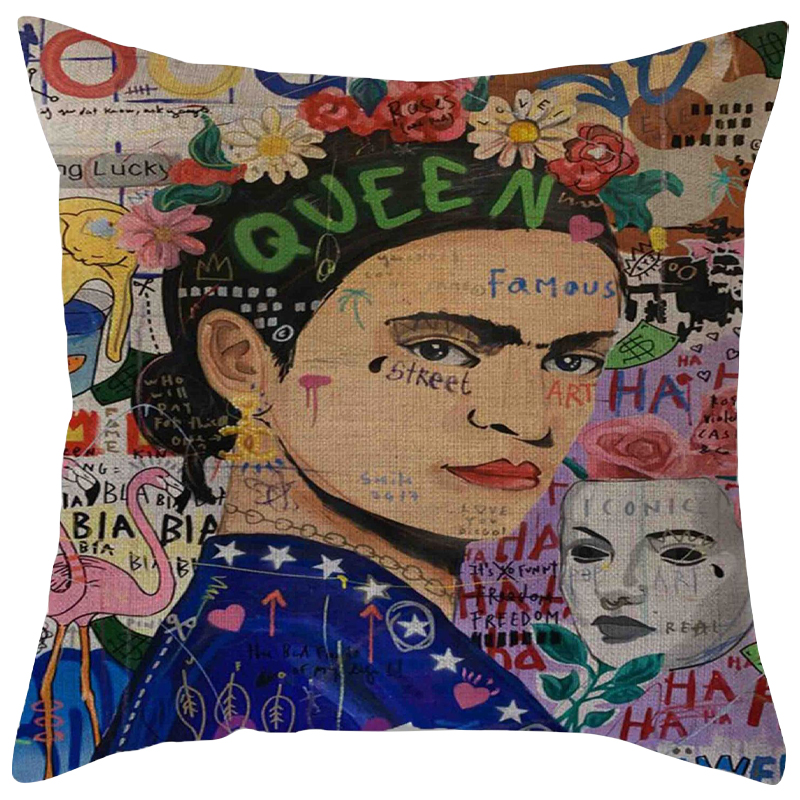 Декоративная подушка Frida Kahlo 17 Мульти Декоративная подушка Frida Kahlo 17 Мульти в Орле | Loft Concept