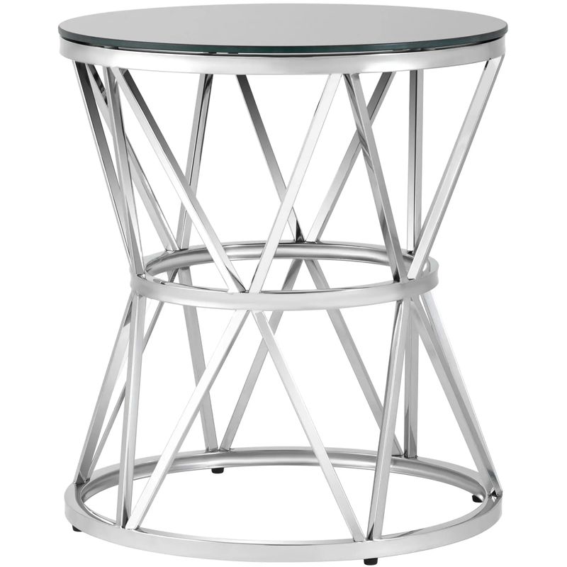 Стол приставной Beranger Collection Silver Серебряный Черный Стол приставной Beranger Collection Silver Серебряный Черный в Орле | Loft Concept