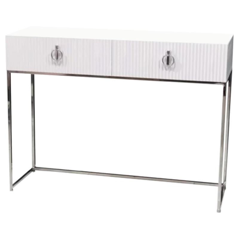 Консоль Romero Console Белый Хром Консоль Romero Console Белый Хром в Орле | Loft Concept