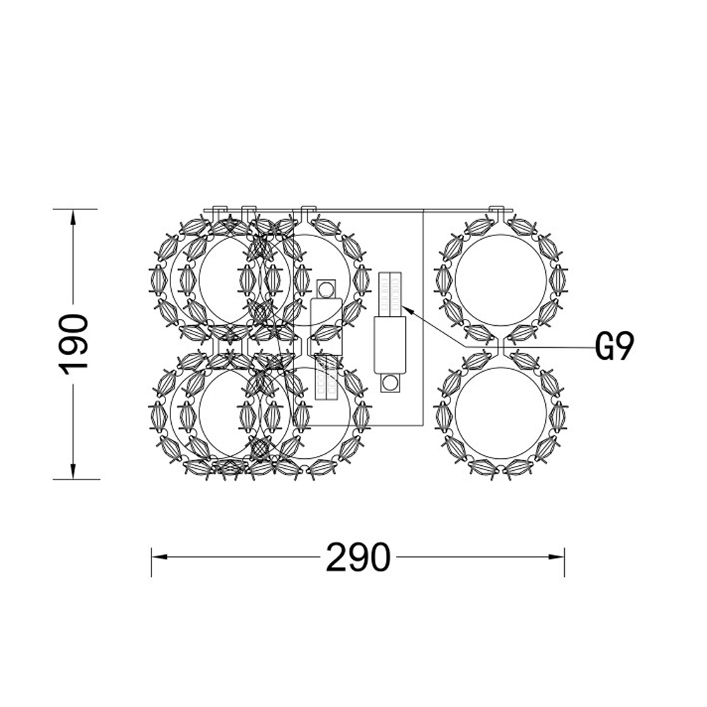 Бра с россыпью хрусталя Perfection of Diamonds Бра с россыпью хрусталя Perfection of Diamonds в Орле