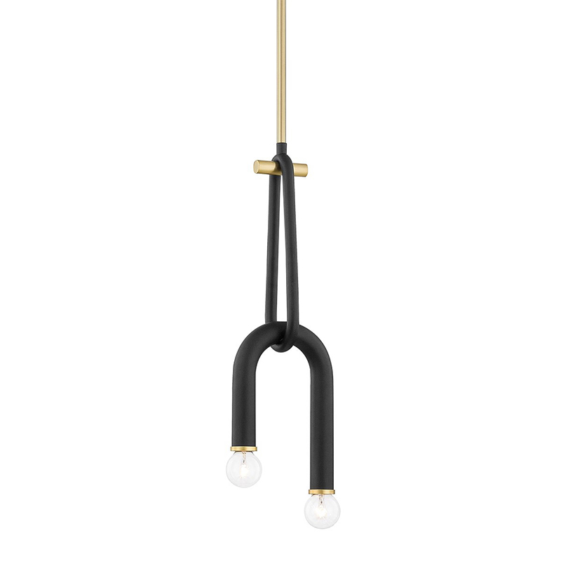 Светильник Paulson floppy pendant gold Черный Золотой Светильник Paulson floppy pendant gold Черный Золотой в Орле | Loft Concept