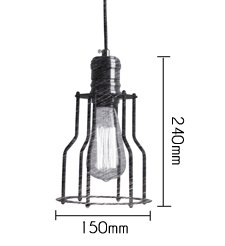Подвесной светильник Loft Industrial Cage Filament Pendant в Орле