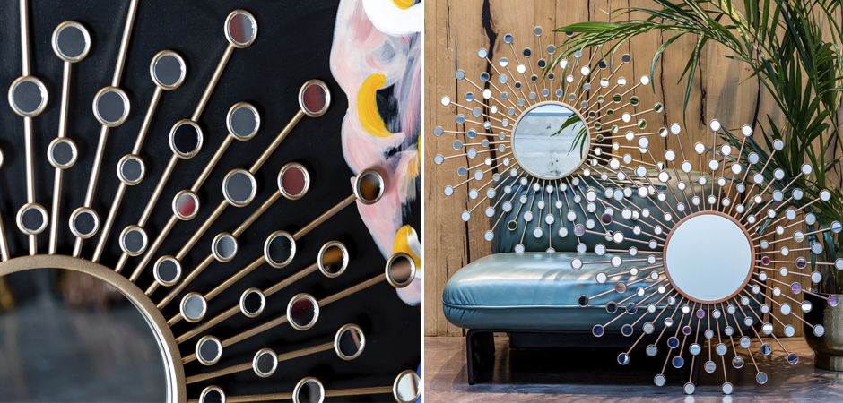 Зеркало Sun Drops Rose Gold Mirror Зеркало Sun Drops Rose Gold Mirror - Loft-Concept в Орле