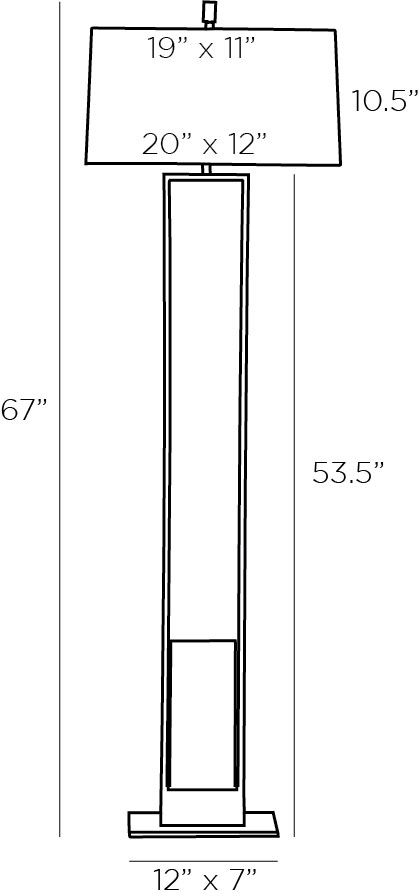 Торшер Arteriors MARKHAM FLOOR LAMP Brass Торшер Arteriors MARKHAM FLOOR LAMP Brass в Орле
