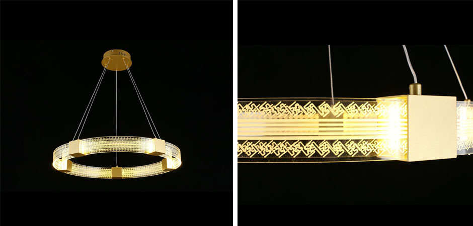 Подвесной Светильник Кольцо Ring Horizontal Ornament Meander 1 Подвесной Светильник Кольцо Ring Horizontal Ornament Meander 1 - Loft-Concept в Орле