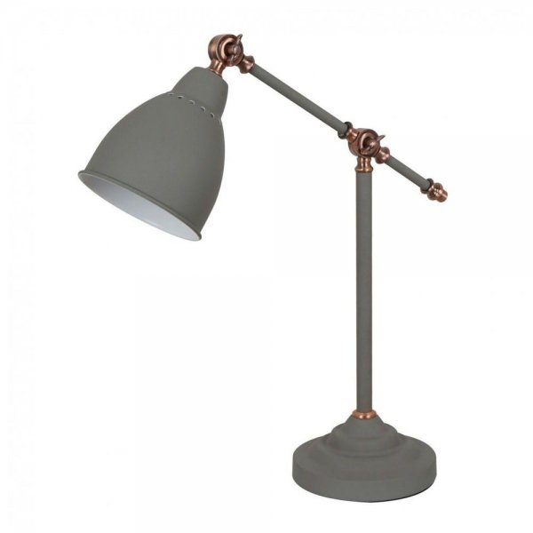 Настольная лампа Holder Table Lamp Grey Серый Настольная лампа Holder Table Lamp Grey Серый в Орле | Loft Concept