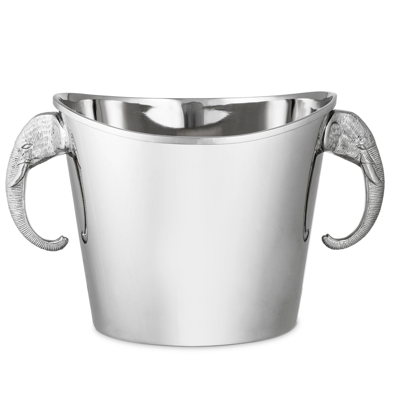 Ведерко для льда Eichholtz Wine Cooler Maharaja Никель Ведерко для льда Eichholtz Wine Cooler Maharaja Никель в Орле | Loft Concept